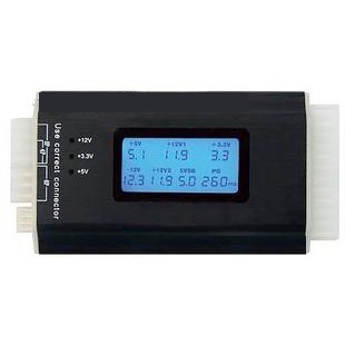 Atx power supply tester lcd display screen computer case power supply diagnostic tester with valid tracking number