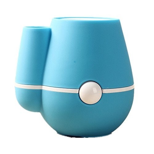 BuyHere USB Powered Vase-shape Humidifier, Blue