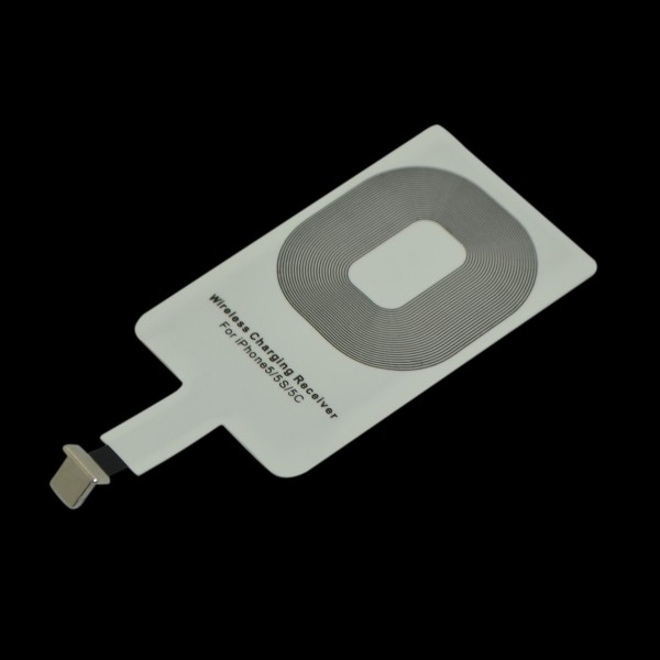 Ultra Thin Qi Wireless Charger Receiver For Apple iPhone 5 iPhone 5C iPhone 5S Charging Coil Accept