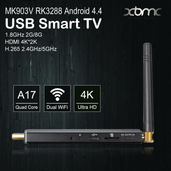 RK3288+2+8+6330 Android4.4 Quad-Core Mini TV