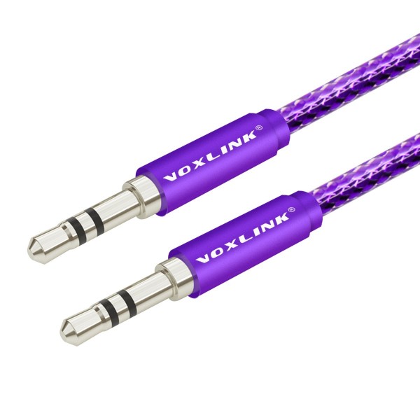 VOXLINK The new aluminum weave male to male audio cable car AUX audio cable car line 3.5MM