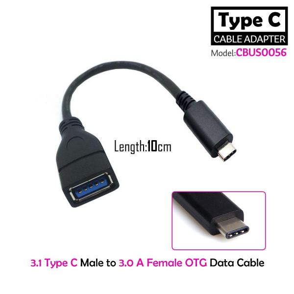 Reversible Design USB 3.0 3.1 Type C Male Connector to A Female OTG Data Cable for Tablet &Mobile Phone