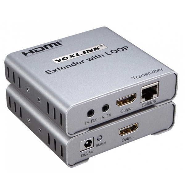 Voxlink 50m HDMI Extender with loop-out EU
