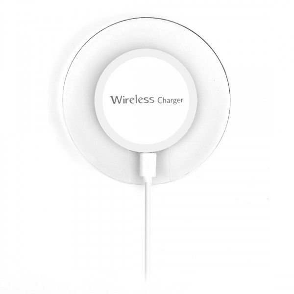 VOXLINk Wireless Charger for Samsung Note7/S7 edge plus LG G2/3/4 iPhone 5C/6/6s plus and All Qi Enabled Devices(White)