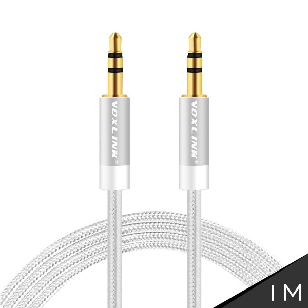 VOXLINK The new aluminum weave male to male audio cable car AUX audio cable car line 3.5MM