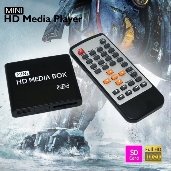 VOXLINK New mini 1080P Full HD Media Player-MKV/RM-SD/USB/SDHC/MMC HDD-HDMI(BOXCHIP F10)AU