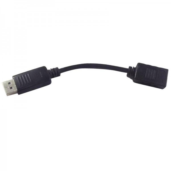 Displayport M TO DP F short cable BLACK