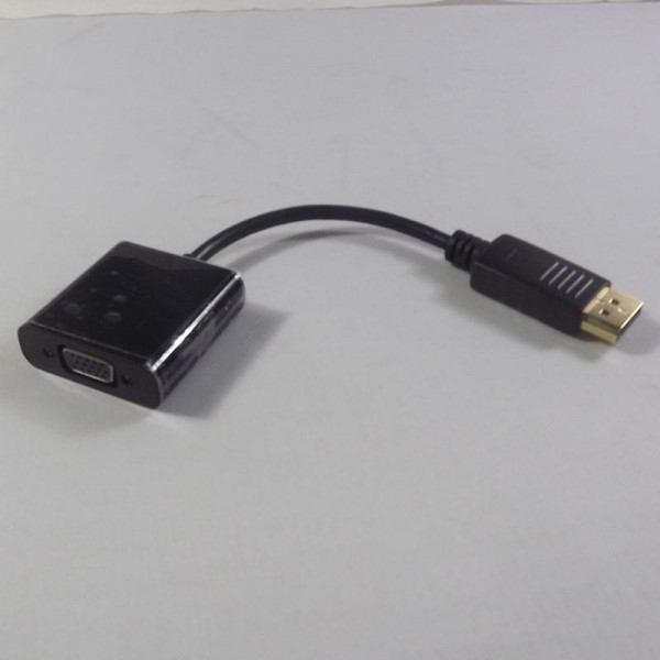 displayport male to VGA female adapter black