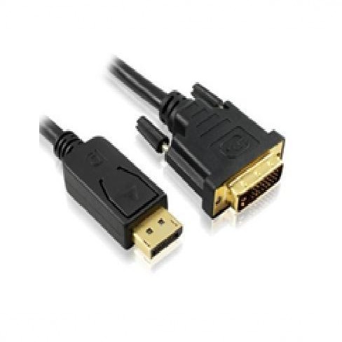 1.8m DisplayPort DP to DVI HDTV Mac Computer 1080p Full HD