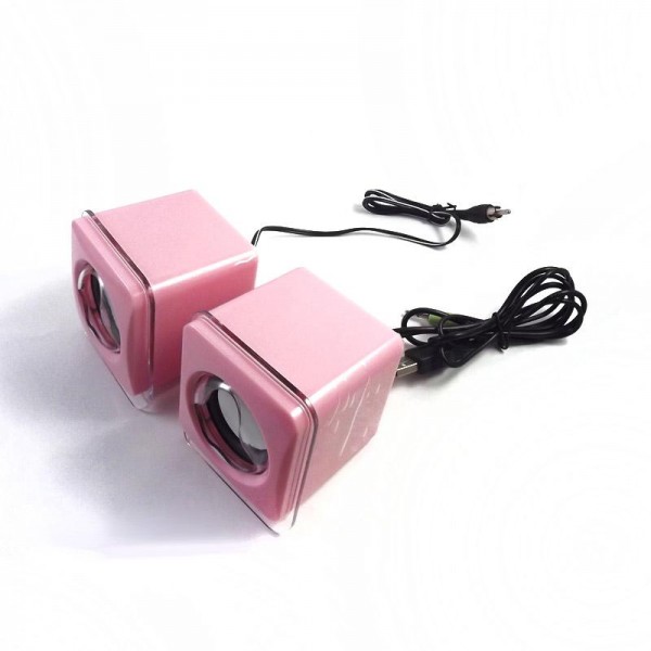 Subwoofer usb muitimedia speaker Unit 2 USB port powered 30Hz - 20K Hz pink