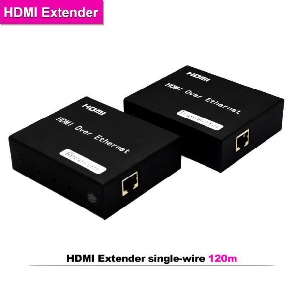 HDMI Extender single-wire TCP/IP 120m HDCP1.1 & 1.2 protocol compliant