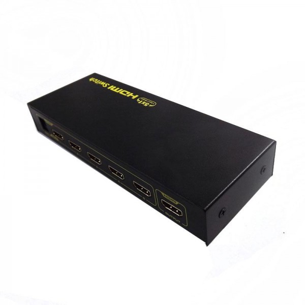 5x1 HDMI switch black