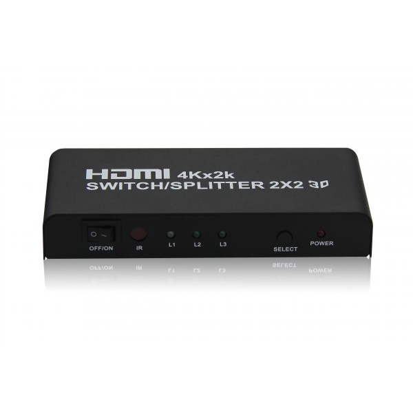 V1.4 4K*2K 2X2 HDMI Switcher/Splitter