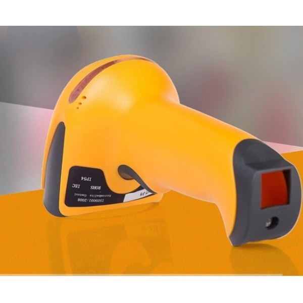 USB Handheld Visible Laser Scan Barcode Bar Code Scanner Scan Reader,orange