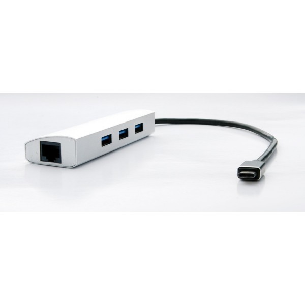 Micro USB to Ethernet ports + 3 port USB HUB V2.0