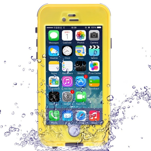 Activity-Proof Dirt Snow Waterproo Shockproof Dirt SnowProof Cover case for iPhone6,Yellow