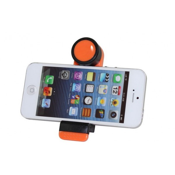 Universal In Car Phone Holder Air Vent Cradle Mount 360° Rotating Stand Iphone,orange