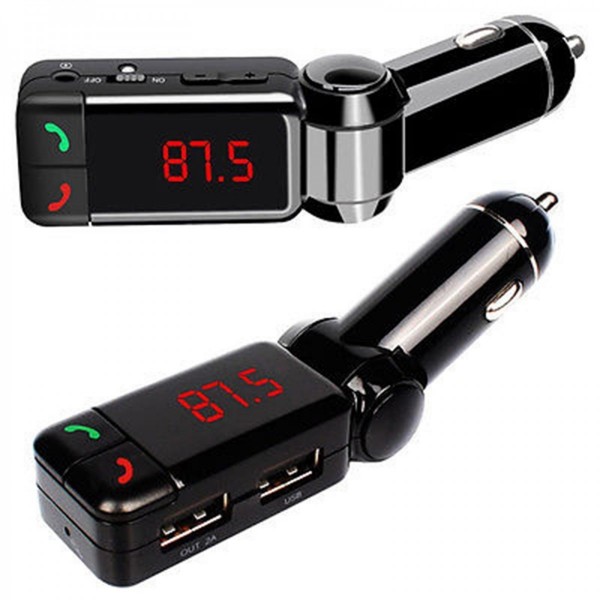 New Bluetooth FM Transmitter MP3 LCD SD USB Car Kit Charger Handsfree for iPhone