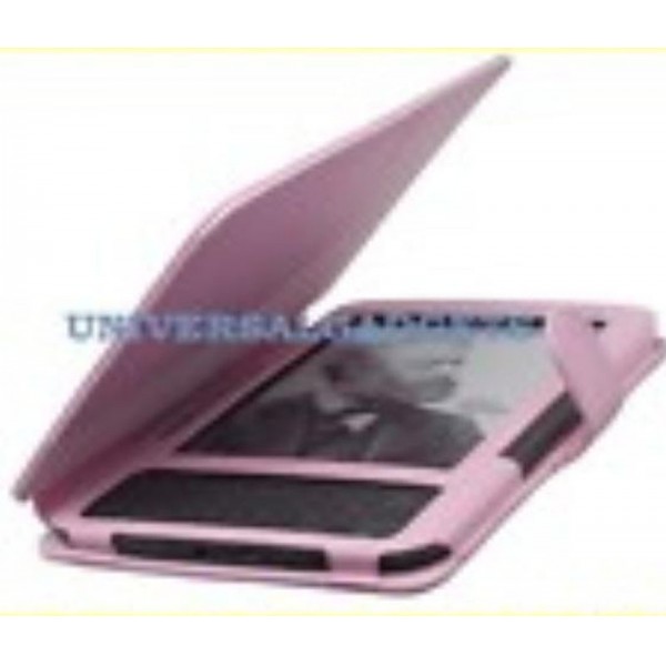 PINK LEATHER CASE COVER WALLET FOR AMAZON KINDLE 3 3G