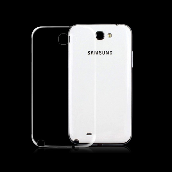 Ultra Thin Soft Silicon TPU Clear Phone Case For Samsung Galaxy note2