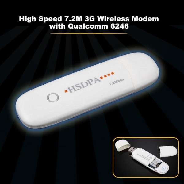 High Speed 7.2M 3G Wireless Modem with Qualcomm 6246