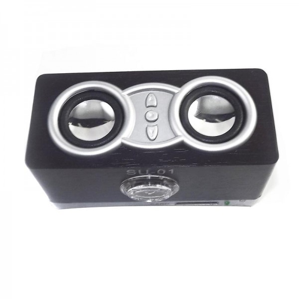 SU-01 Mobile multimedia speaker with cardreader and hub black