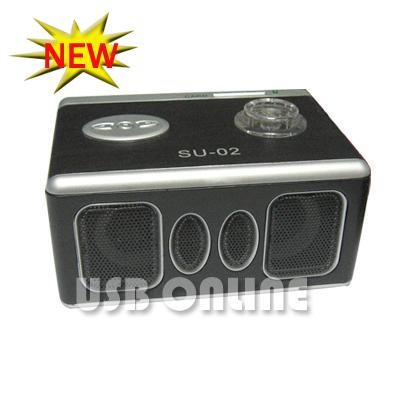 SU-02 Mobile multimedia speaker with cardreader and hub