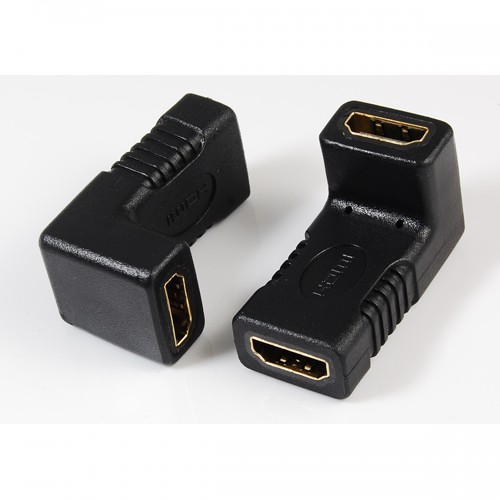 HDMI female to HDMI female adaptor(90° angle type)