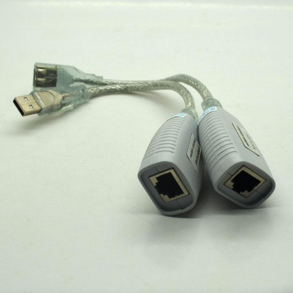 USB RJ45 Extension Adapter with lighting protection 50M 150FT