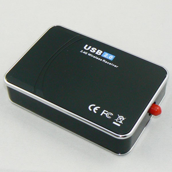 USB Wireless 4 CH Channel Camera DVR Receiver Detecter 2.4G
