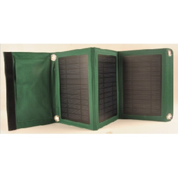 10W Outdoor Foldable Portable Monocrystalline Solar Charger Bag Mobile Power Supply