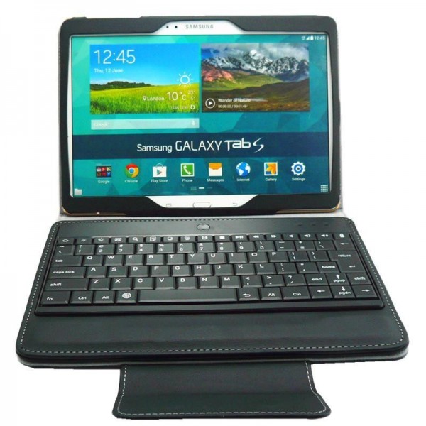 Bluetooth Keyboard Cover Case stand for Samsung Galaxy Tab S 10.5 SM-T800/SM-T805,BLACK