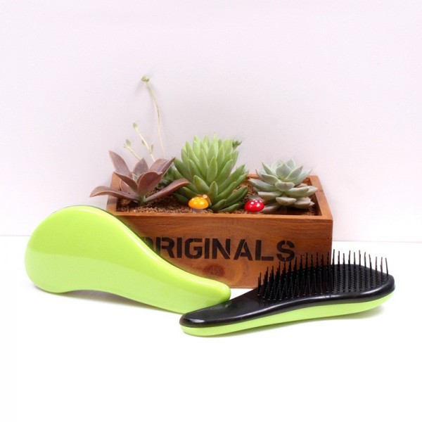 Hair Brush Combs Magic Detangling Handle Tangle Shower Salon Styling Tamer Tool-green