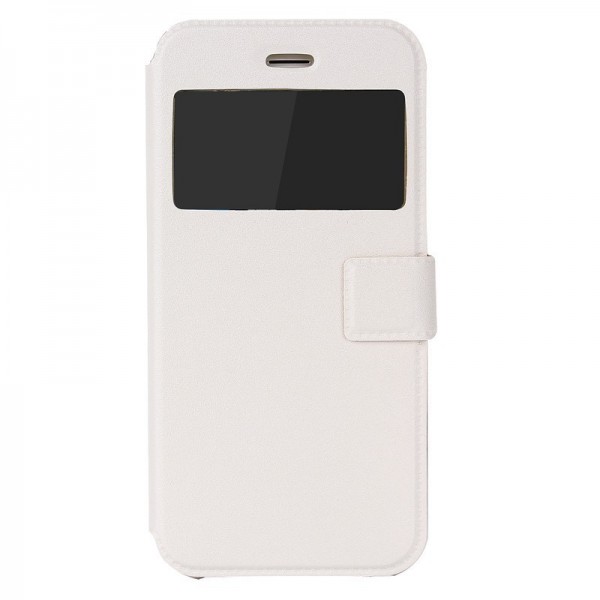 Wallet TPU Silicone Cover PU Flip Leather Phone Cases For iPhone6 4.7 inch, WHITE