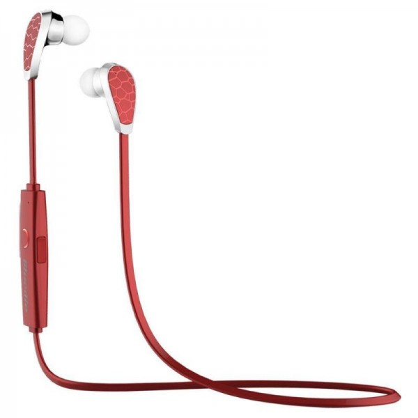 Bluedio Bluetooth Wireless Sports Stereo Headset Earbuds Earphone,red