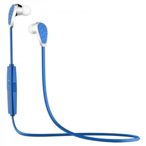 Bluedio Bluetooth Wireless Sports Stereo Headset Earbuds Earphone,blue