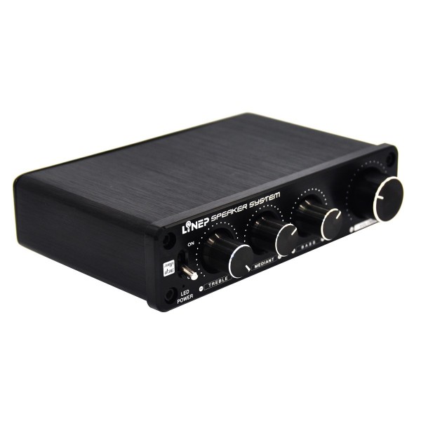 Four-In Four-Out sound effector; independent four-channel controller; front-end power amplifier; vehicle sound effector
