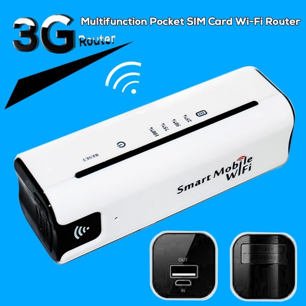 Multifunction Pocket SIM Card Wi-Fi Router,3G Router