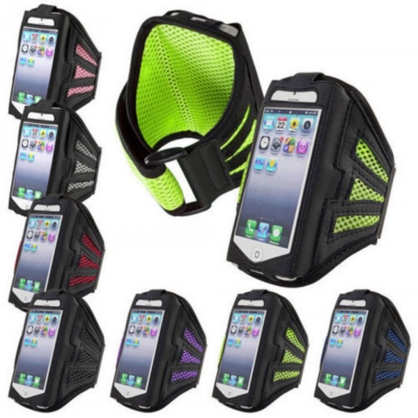 Sports Running Cycling Mesh Armband Phone Case Cover for iPhone 6 plus 5.5,PINK