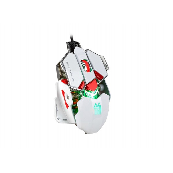 Optical 3200DPI Gaming Mouse Mice Game Mouse USB Wired for Laptop PC Computer,white