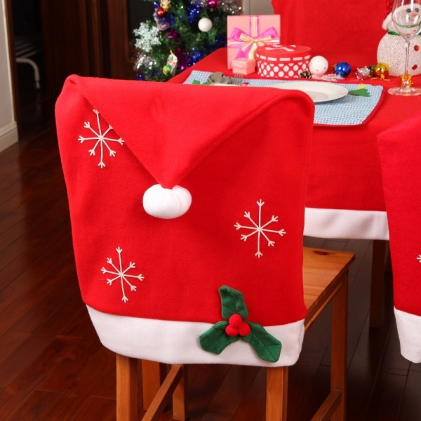 1pcs Christmas Chair Coverings Creative Santa Christmas Decorations