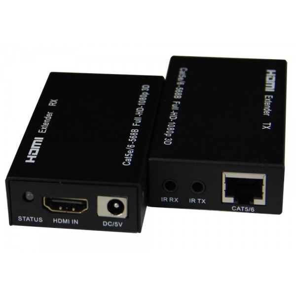 HDMI Extender with IR line 60m single-wire HDMI 1.3  IEEE-568B standard HD DVD, PS3, STB