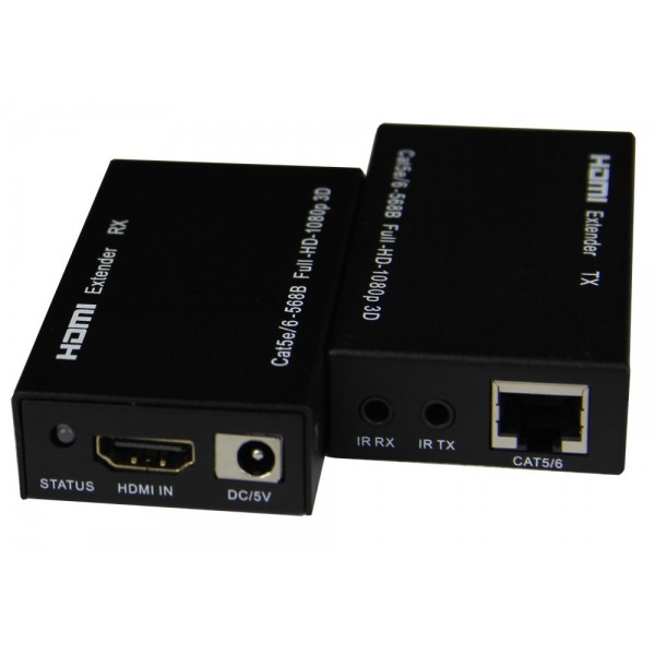 HDMI Extender Without IR line 60m single-wire HDMI 1.3  IEEE-568B standard HD DVD, PS3, STB