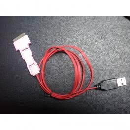 USB2.0 3 IN 1 USB TO MINI 5PIN / MICRO 5PIN /IPHONE red