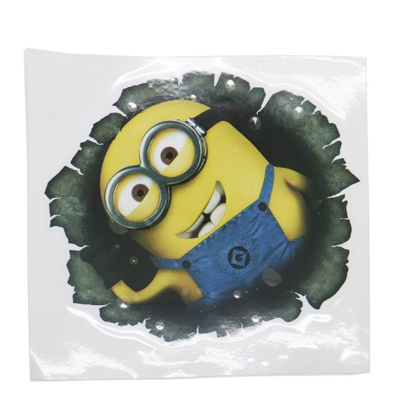 Despicable Me Minions Cute Funny Cartoon Glue Sticker Car Decal Covers Waterproof Reflective on fuel tank