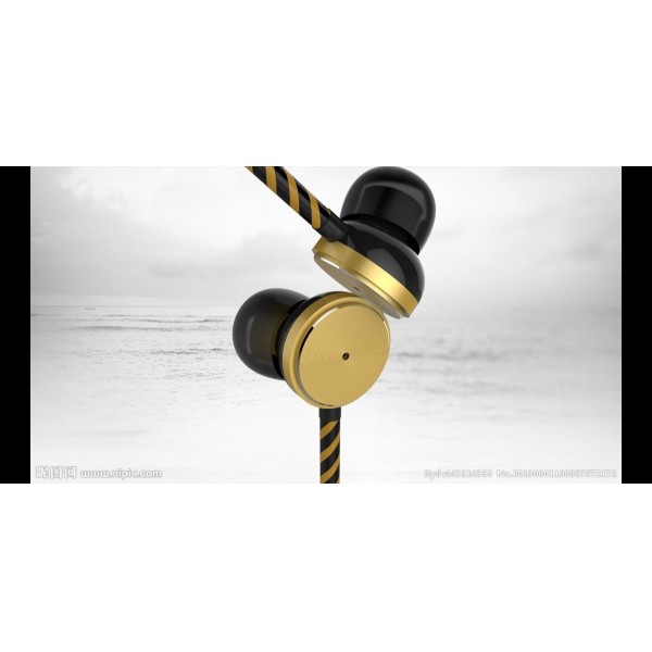 Icablelink H10 Aluminum alloy intermediate grade fever grade HIFI comfortable headphones Golden