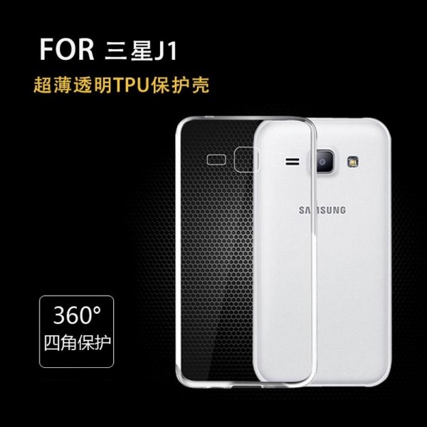 Ultra Thin Soft Silicon TPU Clear Phone Case For Samsung Galaxy J1