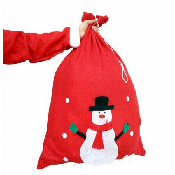 1 pcs New Christmas Santas Candy Gift Bag High Quality Home Table Decoration