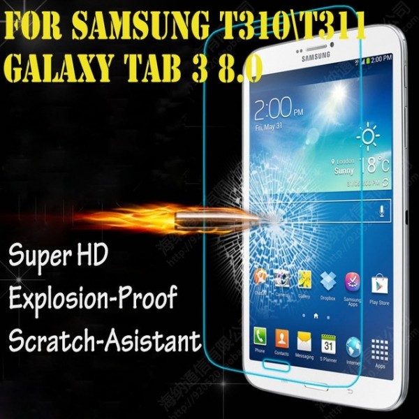 Premium Tempered Glass For Samsung T310\T311 Screen Protector Cover Guard Film For GALAXY Tab 3 8.0