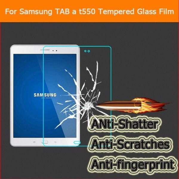 Premium Tempered Glass Screen Protector Protective Film For Samsung Galaxy TAB A T550 T551 T555 9.7